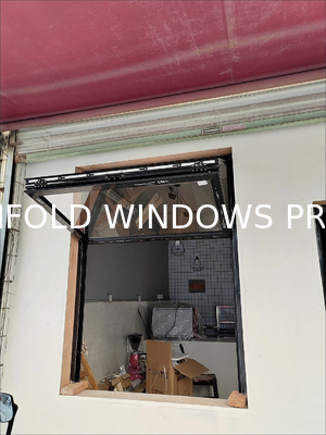 Bloom Arid Climate Folding Window Incorporating Integrated Shading Louvers for Heat Management