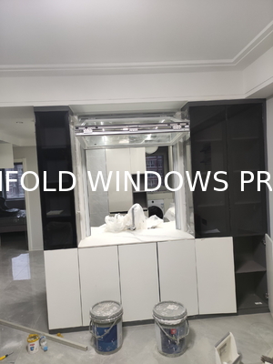 Front Beach House Folding Window Engineered for Continuous Salt Air Exposure and Storm Surge Protection