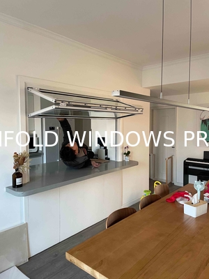 Guard Playroom Folding Window Featuring Finger Pinch Prevention and Impact Resistant Safety Glass