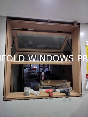 Flow Fireplace Proximity Folding Window Providing Controlled Ventilation During Wood Burning