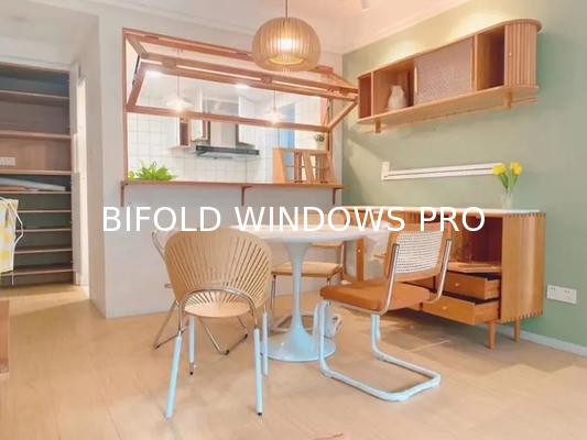 Flow Fireplace Proximity Folding Window Providing Controlled Ventilation During Wood Burning