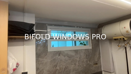 Nest Nursery Folding Window with Dual Locking Systems and Childproof Operation Mechanisms