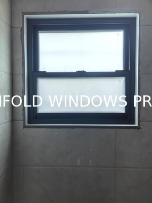 Nest Nursery Folding Window with Dual Locking Systems and Childproof Operation Mechanisms