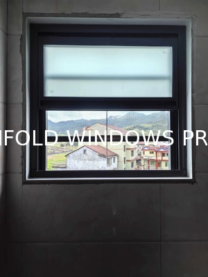 Nest Nursery Folding Window with Dual Locking Systems and Childproof Operation Mechanisms