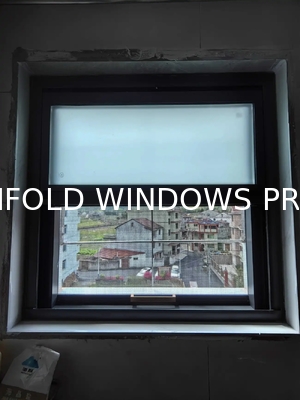 Nest Nursery Folding Window with Dual Locking Systems and Childproof Operation Mechanisms