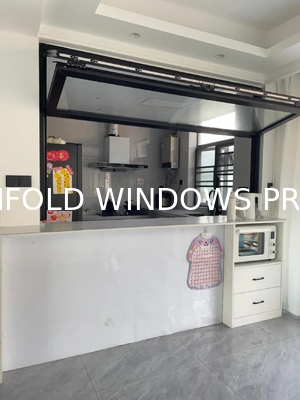 Cool Desert Climate Folding Window Reflecting Solar Radiation to Reduce Cooling Loads