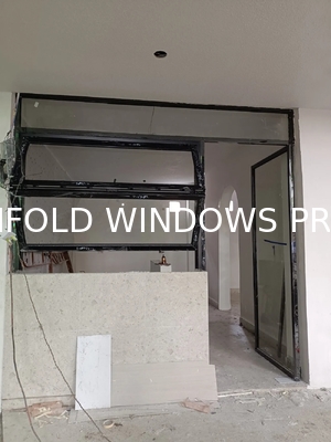 Proof Tropical Folding Window with Reinforced Frames for High Velocity Wind Zones