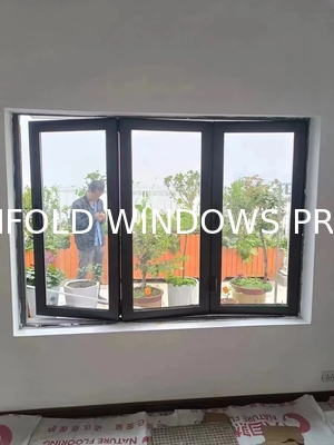 PrairieSong Grassland View Folding Window Framing Undulating Meadow Landscapes with Minimal Frame Visual Interruption