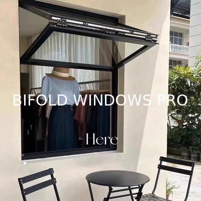 DERCHI Bifold Windows with Louver Curtain Type and 6063-T5 Extrusion Alloy Material for Residential House