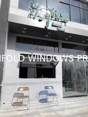 DERCHI S9 Series Thermal Break Casement Windows Bifold windows for residential houses with energy efficiency