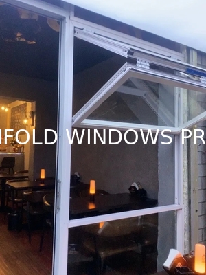 DERCHI S9 Series Thermal Break Casement Windows Bifold windows for residential houses with energy efficiency