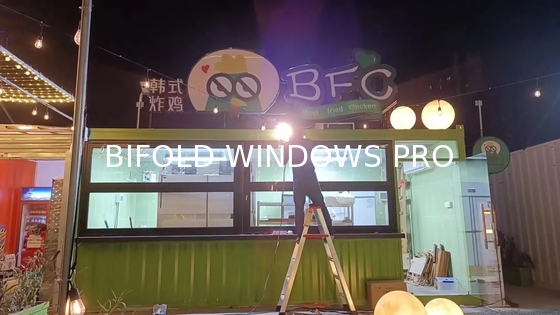 DERCHI S9 Series Thermal Break Casement Windows Bifold windows for residential houses with energy efficiency