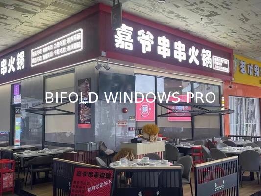 DERCHI Bifold Windows with Heat Insulation and Energy Star Qualification for Residential Houses