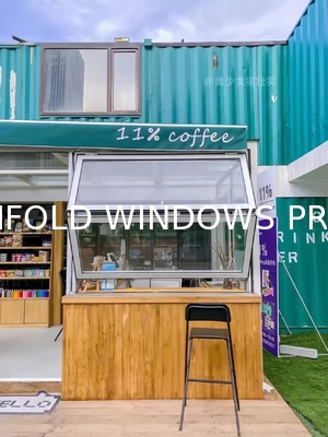 DERCHI Bifold Windows with Heat Insulation and Energy Star Qualification for Residential Houses