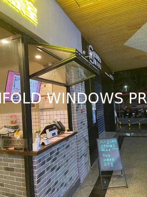DERCHI Series Thermal Break Casement Windows Modern Design Soundproof Bifold Windows for Villa Aluminum Alloy and Double Tempered Glass Easy to Operate and Magnetic Screen More than 5 Guangdong Ener