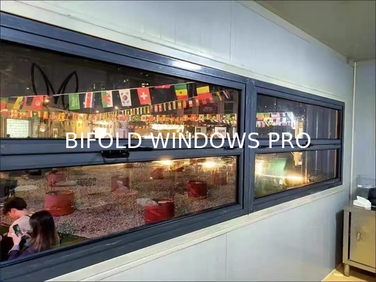 HearthGlow Fireplace Adjacent Folding Window Featuring Heat-Resistant Glass for Winter Evening Ambiance