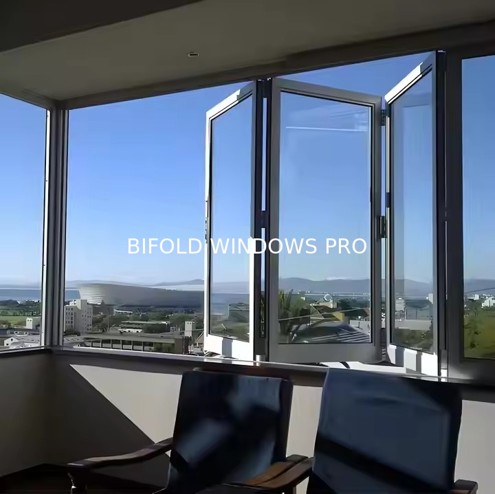 High-quality Aluminum Alloy Folding Window Set Modern Home Apartment Balcony Aluminum-Glass Sliding Bifold Window