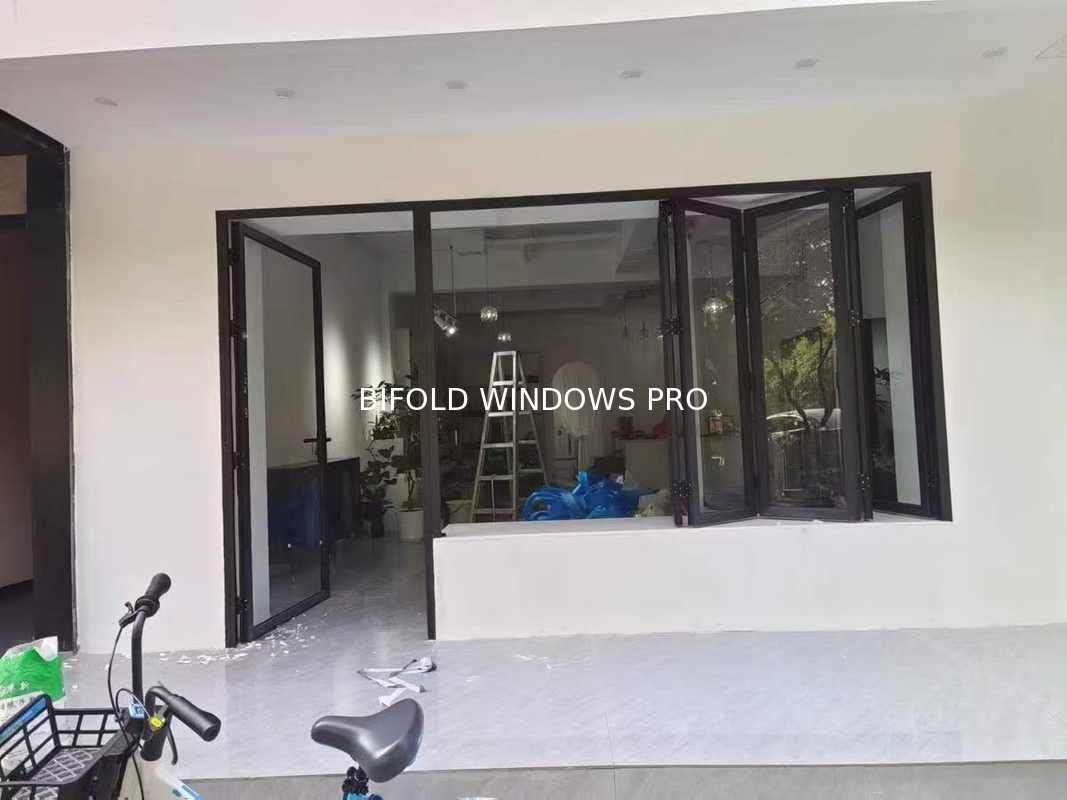 Maplemiles Aluminum Folding Window Accordion Horizontal Folding Window Bifold Windows Aluminum Windows