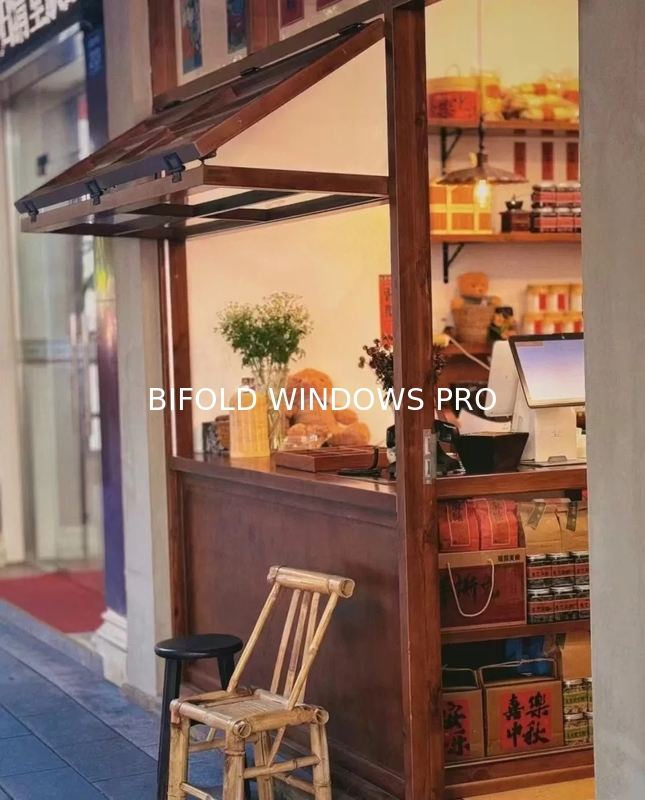 Sound Proof Accordion Aluminum Bifold up Window Hurricane Impact Terrace Multi Panel Folding Patio windows