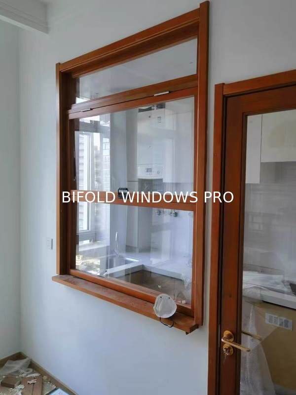 Anti-Theft Insulated Folding Window Bulletproof Hurricane-Resistant Double Glazed Aluminum for Homes