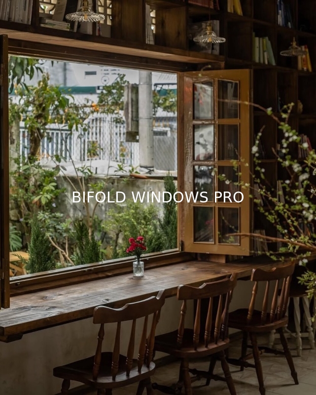 DERCHI Fold up Black Aluminium Bifold Windows Double Glazed Glass Balcony Vertical Folding Window