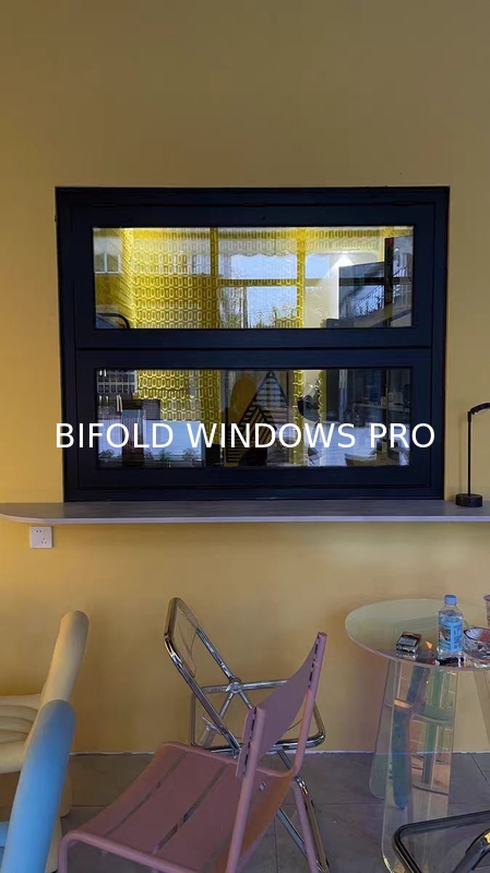 Child-Safe Folding Window Mechanism Featuring Tamper-Resistant Locks and Rounded Corners for Family Homes
