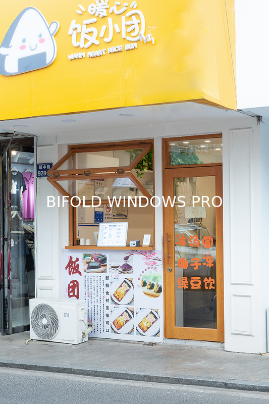 Cooking Station Folding Window Allowing Pass-Through Service to Outdoor Dining Areas During Entertaining