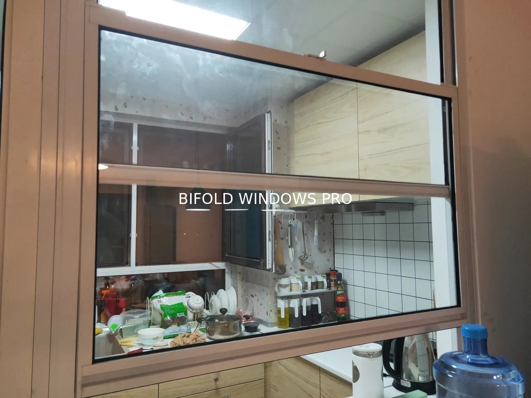 City Garden Folding Window Portal Enabling Vertical Farming Access from Apartment Living Spaces