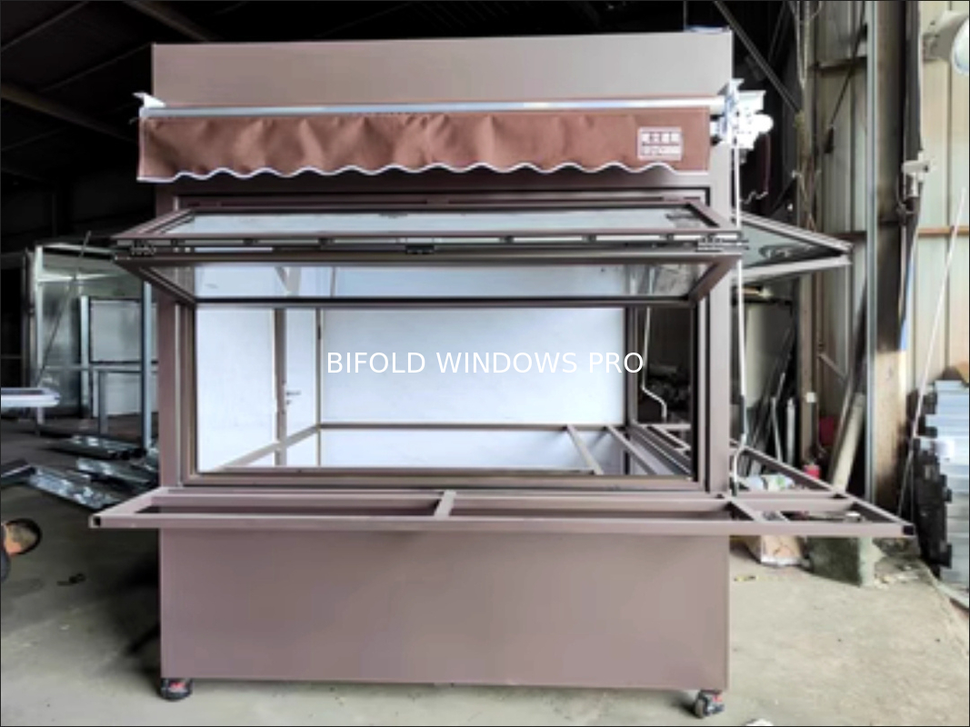 Farm Rooftop Garden Folding Window Portal Allowing Safe Access to Urban Agriculture Planting Systems