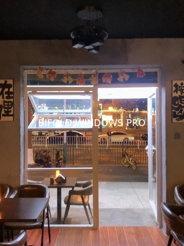 High-efficiency casement windows with 6063-T5 aluminum profile and powder coated surface treatment for residential houses