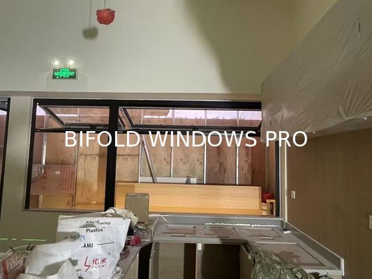 Faltfenster aus Aluminium, Balkon virtucal