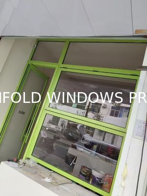 Faltfenster aus Aluminium, Balkon virtucal